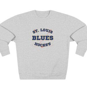 90s Vintage St. Louis Blues Hockey Sweatshirt, Retro St. Louis Blues NHL Shirt